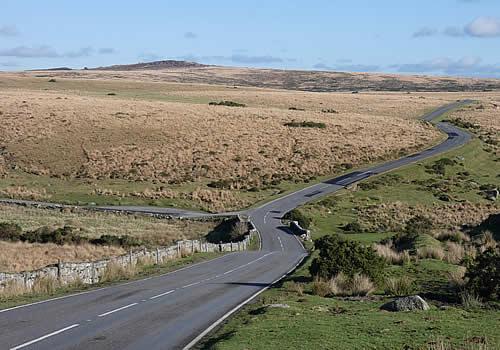Photo Gallery Image -  Views towards Laughter Tor on the B3357, Dartmoor