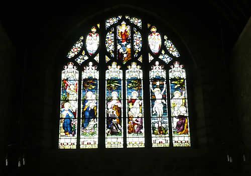 Photo Gallery Image - St Michael and All Angels Church Stained  Glass Window Princetown