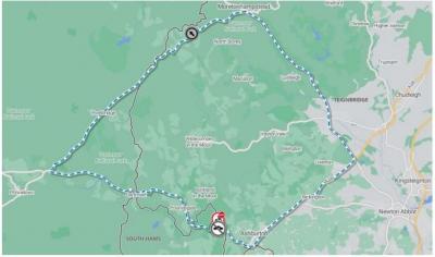 Road Closure - B3357 - Holne Bridge for repairs 9th to 13th September (OPEN Tuesday 10th due to Widdecombe Fair)