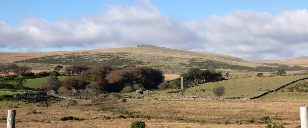 Views towards Powder Mill, Dartmoor