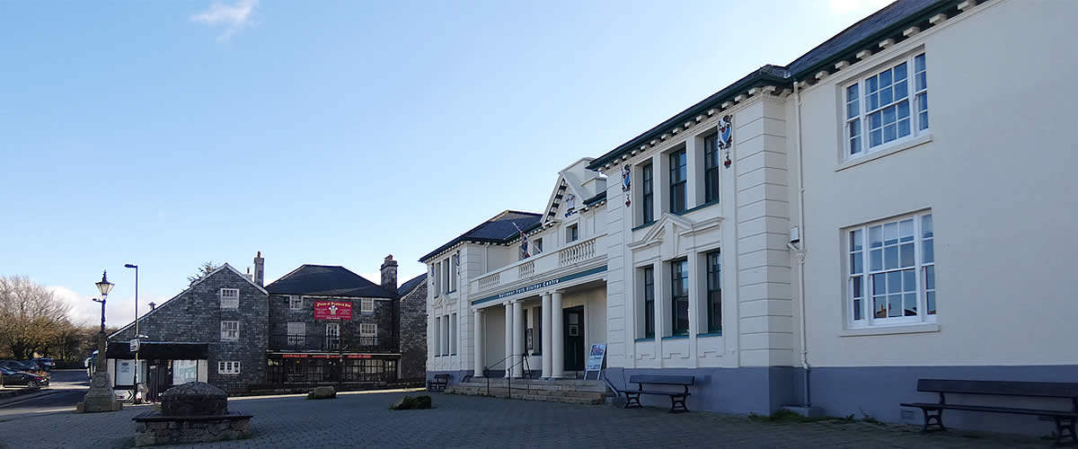 Plume of Feathers and Visitors Centre in Princetown